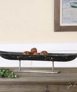DECOR Uttermost River Boat Sculpture