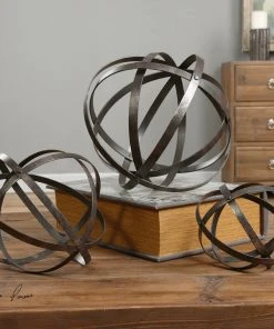 Uttermost Stetson Bronze Spheres S/3