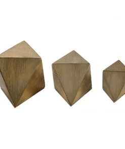 Uttermost Rhombus Champagne Accents, S/3
