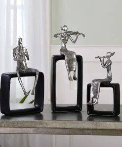 DECOR Uttermost Musical Ensemble Statues, S/3