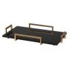 Uttermost Ettore Black Glass Tray DECOR