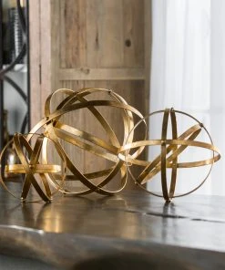 Uttermost Stetson Gold Spheres, S/3 DECOR