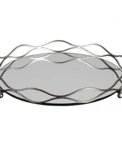 Uttermost Rachele Mirrored Silver Tray