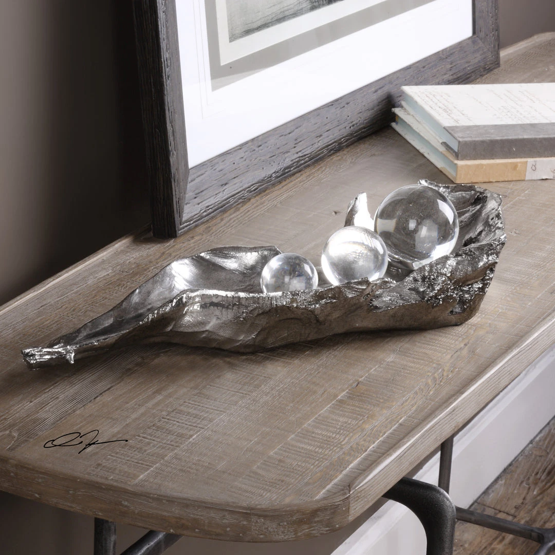 Uttermost Three Peas In A Pod Metallic Sculpture DECOR 4 Uttermost Three Peas In A Pod Metallic Sculpture DECOR