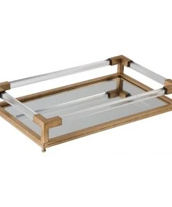 DECOR Uttermost Balkan Mirrored Tray