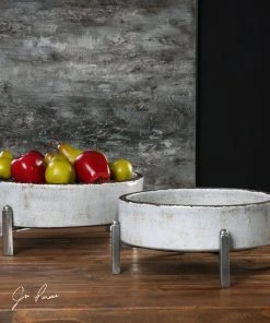 Uttermost Essie Pale Gray Bowls S/2 DECOR