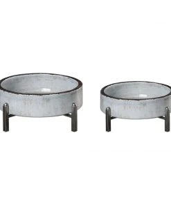 Uttermost Essie Pale Gray Bowls S/2 DECOR