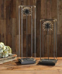 Uttermost Flowering Dandelions Sculptures Set/2 DECOR