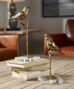 Uttermost Passerines Bird Sculptures S/2