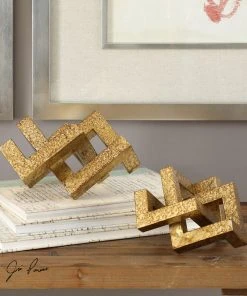 DECOR Uttermost Ayan Gold Accents, S/2