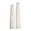Uttermost Kenley Crackled White Vases S/2 DECOR