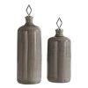 Uttermost Dhara Taupe Glaze Bottles, S/2 DECOR