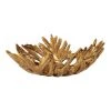 DECOR Uttermost Oak Leaf Metallic Gold Bowl 2 DECOR Uttermost Oak Leaf Metallic Gold Bowl