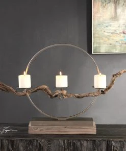 Uttermost Ameera Twig Candleholder Candle Holders & Hurricanes