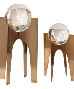 Uttermost Ellianna Crystal Spheres, S/2 DECOR