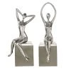 Uttermost Jaylene Silver Sculptures, S/2 DECOR