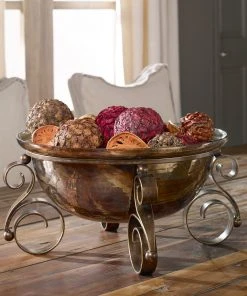 Uttermost Alya Bronze Glass Bowl