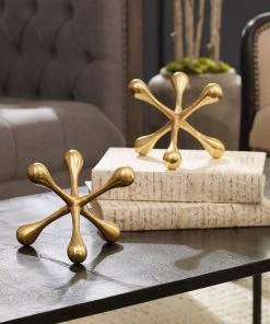 Uttermost Harlan Brass Objects Set/2