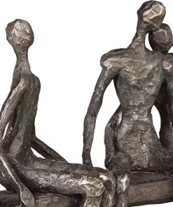 DECOR Uttermost Camaraderie Aged Silver Figurine