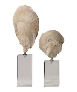 Uttermost Oyster Shell Sculptures, S/2 DECOR