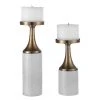Uttermost Castiel Marble Candleholders, Set/2 Candle Holders & Hurricanes