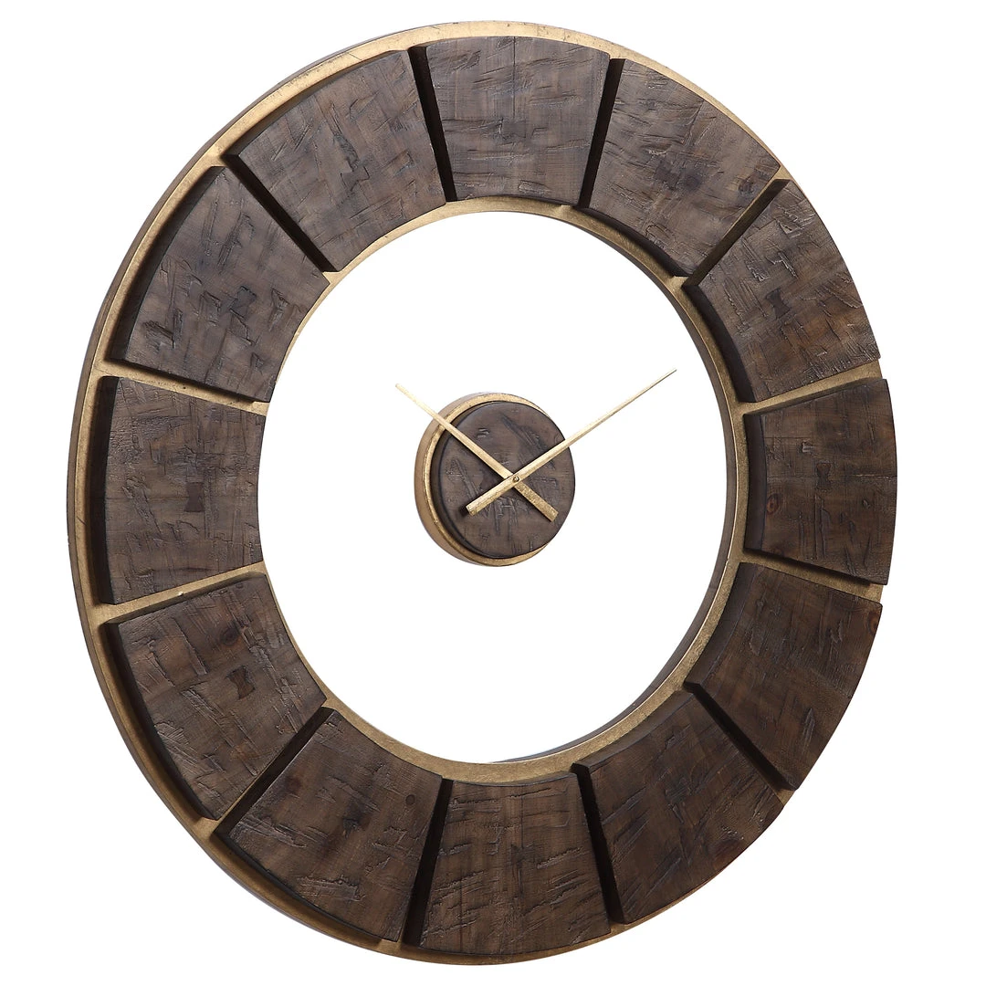 DECOR Uttermost Kerensa Wooden Wall Clock 6 DECOR Uttermost Kerensa Wooden Wall Clock