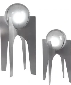 Uttermost Ellianna Silver Sculpture, Set/2 DECOR