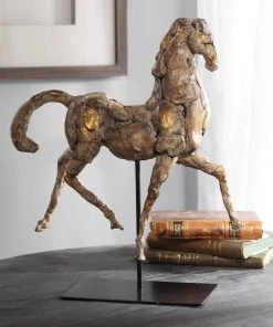 Uttermost Caballo Dorado Horse Sculpture