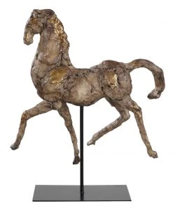 Uttermost Caballo Dorado Horse Sculpture