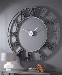 DECOR Uttermost Carroway Art Deco Wall Clock