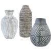 DECOR Uttermost Natchez Geometric Vases, S/3