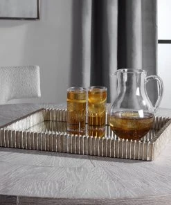 Uttermost Talmage Silver Mirrored Tray DECOR