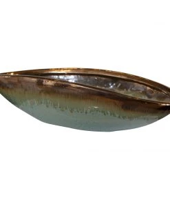 Uttermost Iroquois Green Glaze Bowl