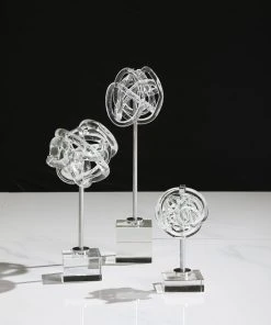 Uttermost Neuron Glass Table Top Sculptures, S/3 DECOR