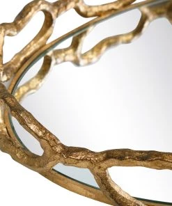 Uttermost Cable Chain Mirrored Tray 14 Uttermost Cable Chain Mirrored Tray