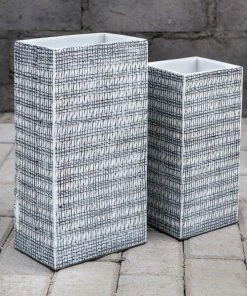 Uttermost Nomad Rectangular Vases S/2 DECOR 11 Uttermost Nomad Rectangular Vases S/2 DECOR