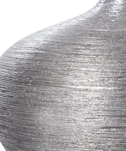 Uttermost Gatsby Silver Ribbed Bottles, S/2