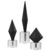 DECOR Uttermost Alize Black Sculptures,, S/3