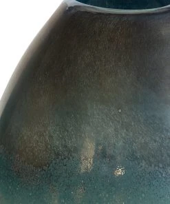 DECOR Uttermost Rian Aqua Bronze Vases, S/2