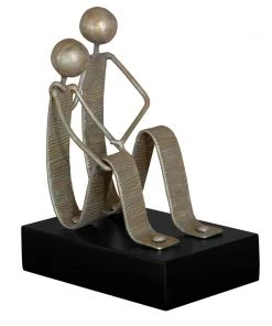 DECOR Uttermost Friendship Rustic Gold Sculpture