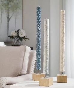 Uttermost Markira Blue Sculptures, S/3 DECOR