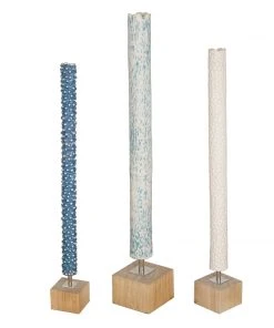 Uttermost Markira Blue Sculptures, S/3 DECOR