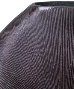 DECOR Uttermost Gretchen Black Nickel Vase