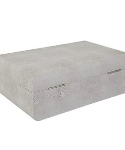 DECOR Uttermost Lalique White Shagreen Box 19 DECOR Uttermost Lalique White Shagreen Box