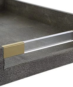 Uttermost Wessex Gray Tray