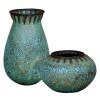 DECOR Uttermost Bisbee Turquoise Vases, S/2