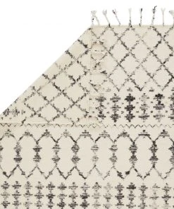 Jaipur Living Riot Handmade Geometric Ivory/ Black Area Rug