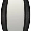 Noir Woolsey Mirror, Charcoal Black