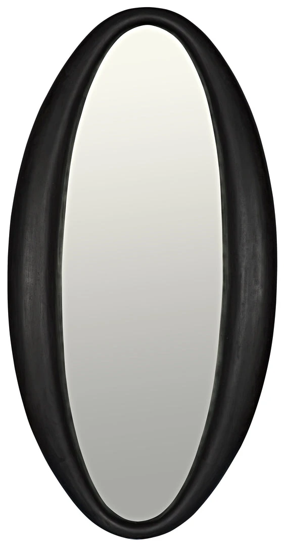 Noir Woolsey Mirror, Charcoal Black 3 Noir Woolsey Mirror, Charcoal Black