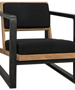 Noir Mala Chair, Charcoal Black LIVING ROOM